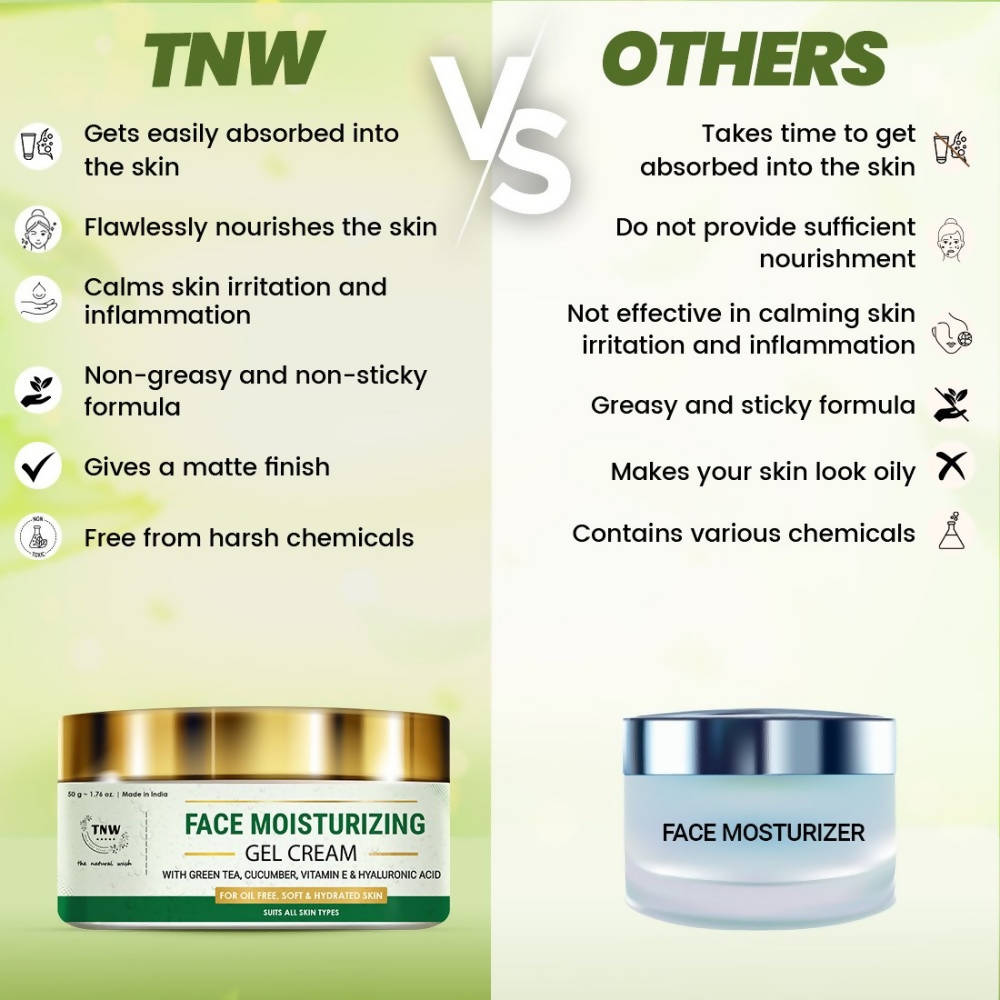 The Natural Wash Face Moisturizing Gel Cream | Grocsy