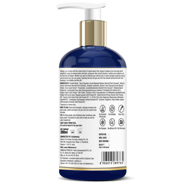 St.Botanica Apple Cider Vinegar And Organic Argan Hair Shampoo | Grocsy