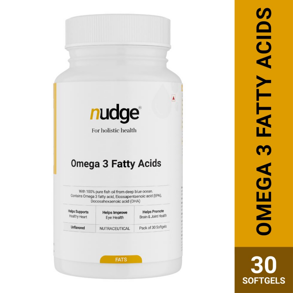 Nudge Omega 3 Fish Oil Capsules | Grocsy