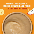 Slurrp Farm No Added Sugar Instant Wheat Apple & Banana Cereal | Grocsy