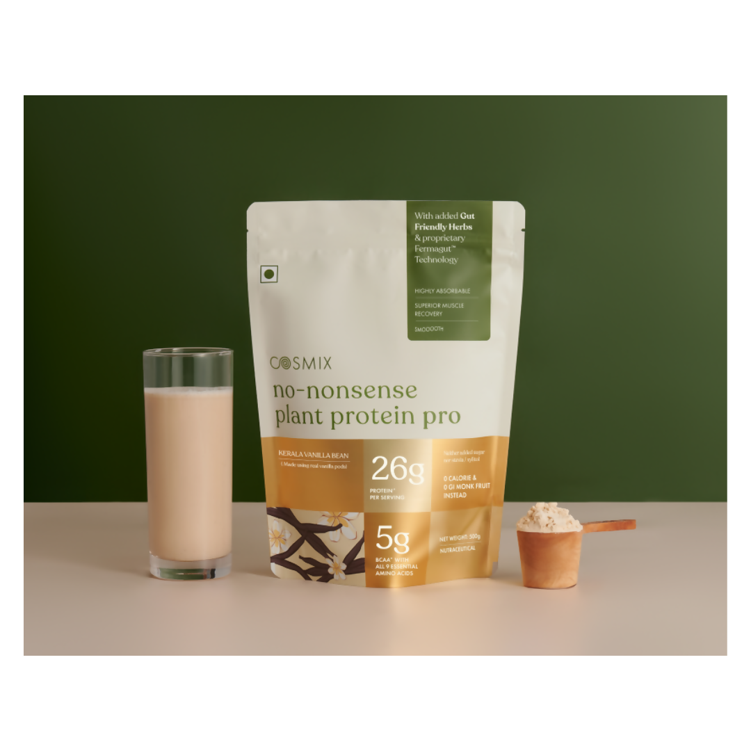 Cosmix no nonsense Plant Protein Pro Kerala Vanilla Bean | Grocsy