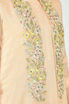 Joban Fashion Peach Viscose Kurta Set | Grocsy