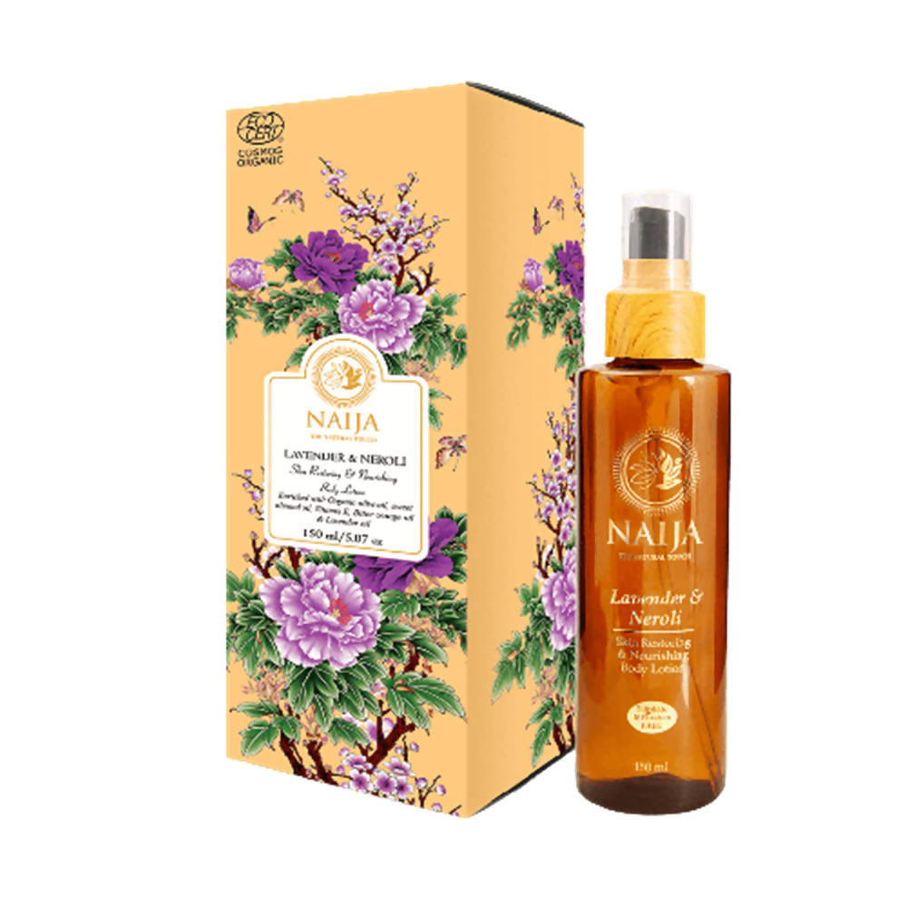 Naija Lavender and Neroli Skin Restoring and Nourishing Body Lotion | Grocsy