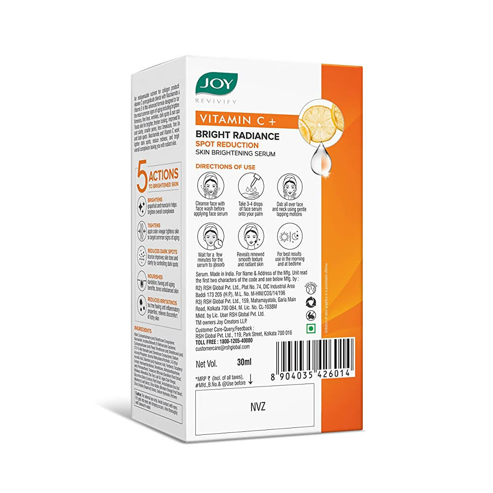Joy Revivify Vitamin C+ Skin Brightening Serum | Grocsy