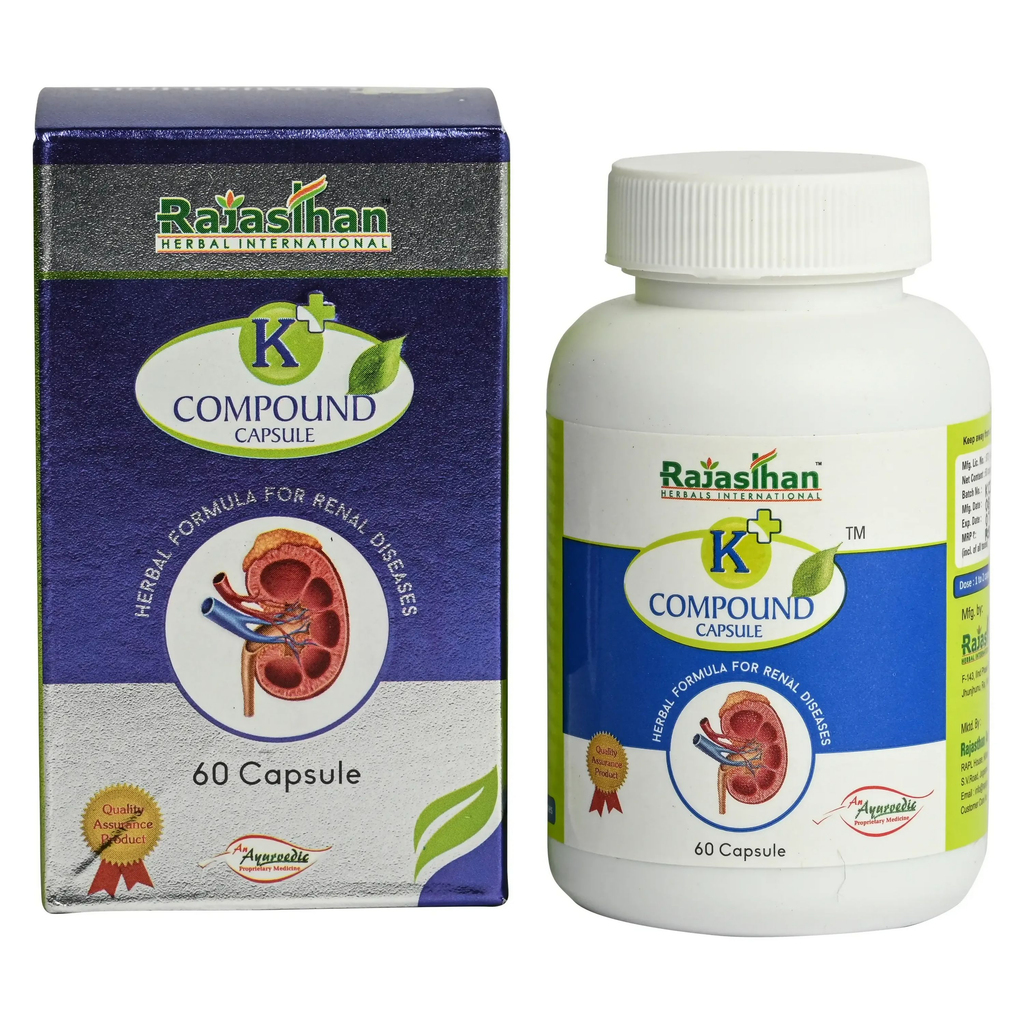 Rajasthan Herbals K+ Compound Capsules | Grocsy