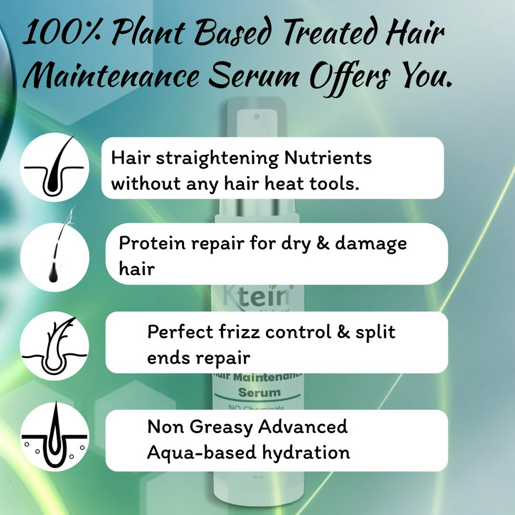 Ktein 100% Plant Based Treated Hair Maintenance Serum | Grocsy