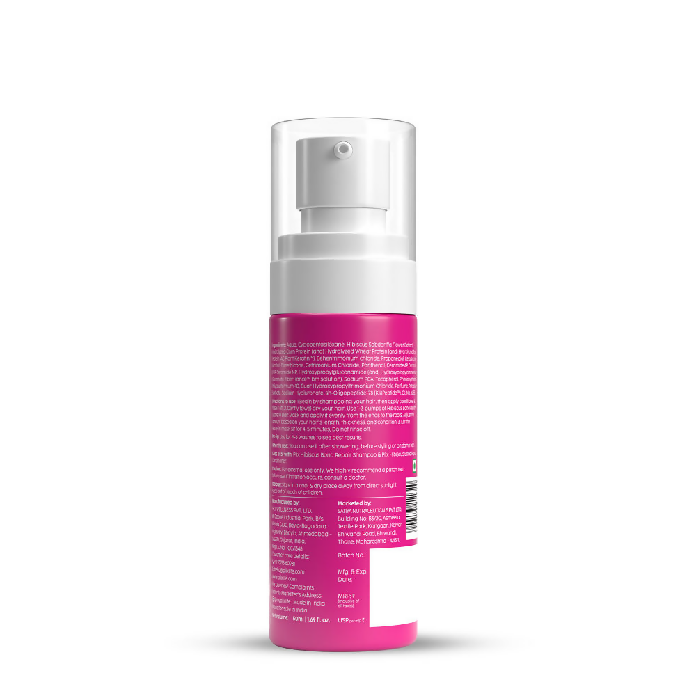 PLIX The Plant Fix Hibiscus Bond Repair Leave In Hair Mask | Grocsy