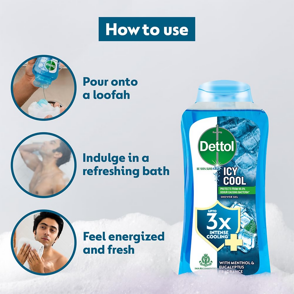 Dettol Body Wash and Shower Gel - Cool | Grocsy