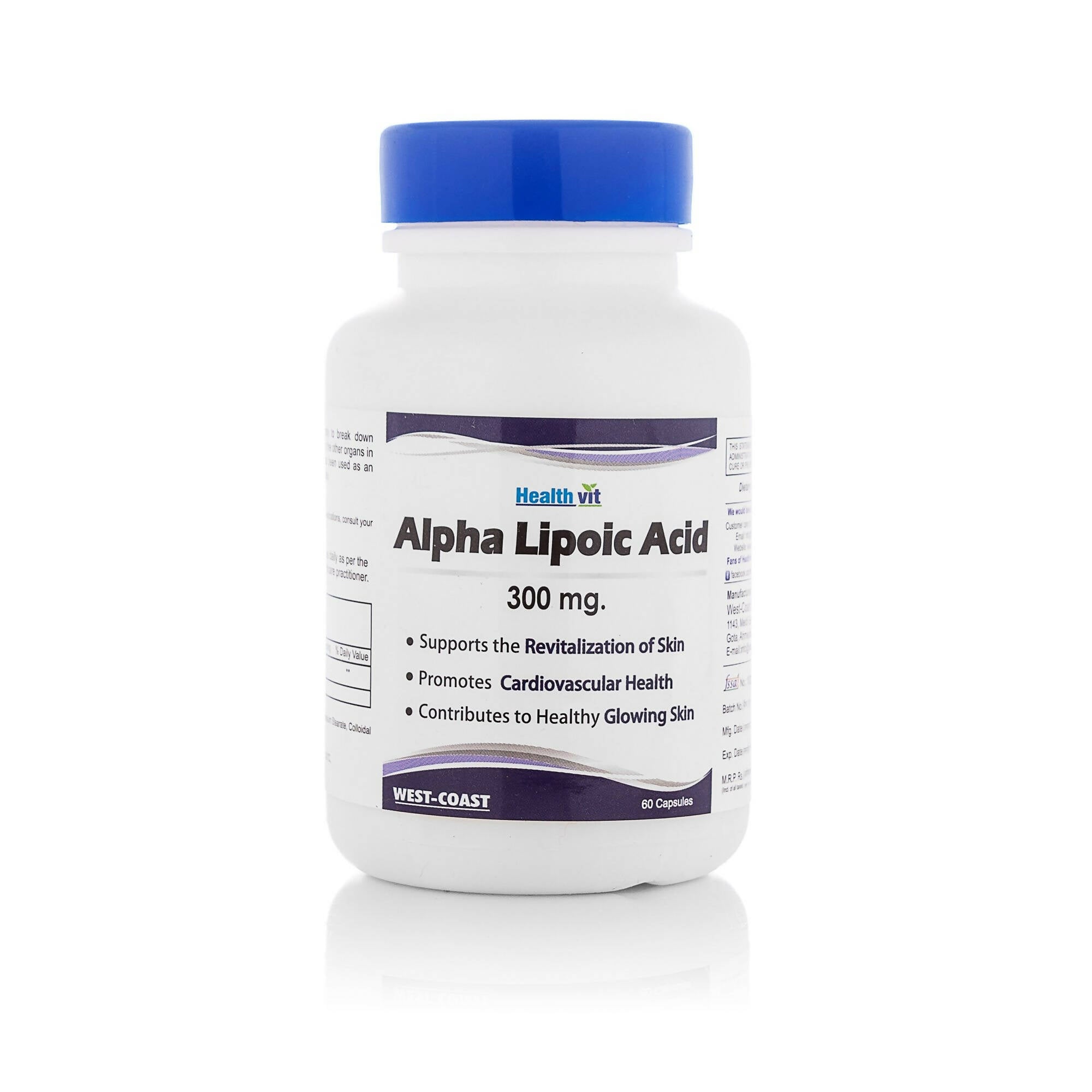 Healthvit Alpha Lipoic Acid 300mg Capsules | Grocsy