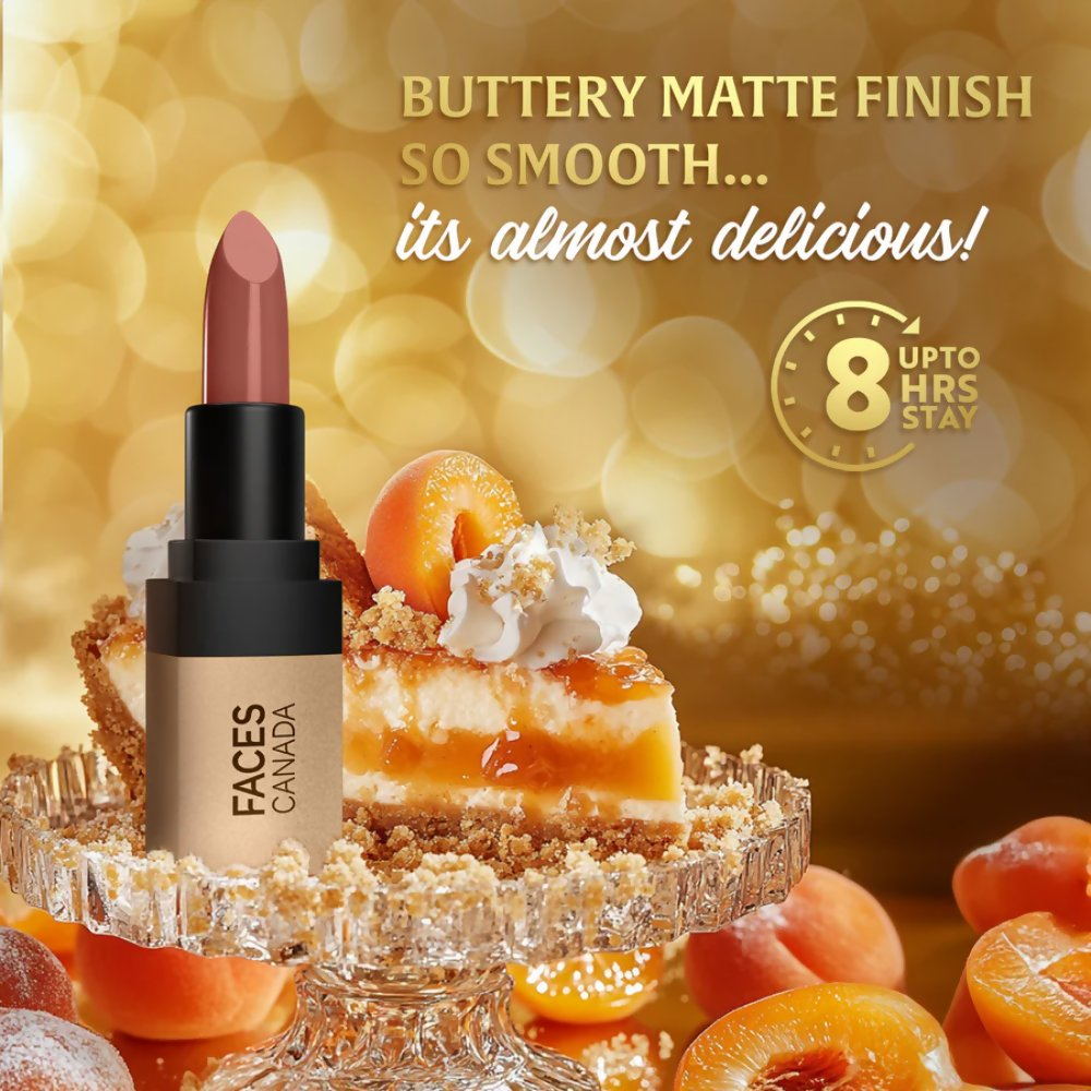 Faces Canada Comfy Matte Velvet Touch Lipstick - Apricot Jam 15 | Grocsy