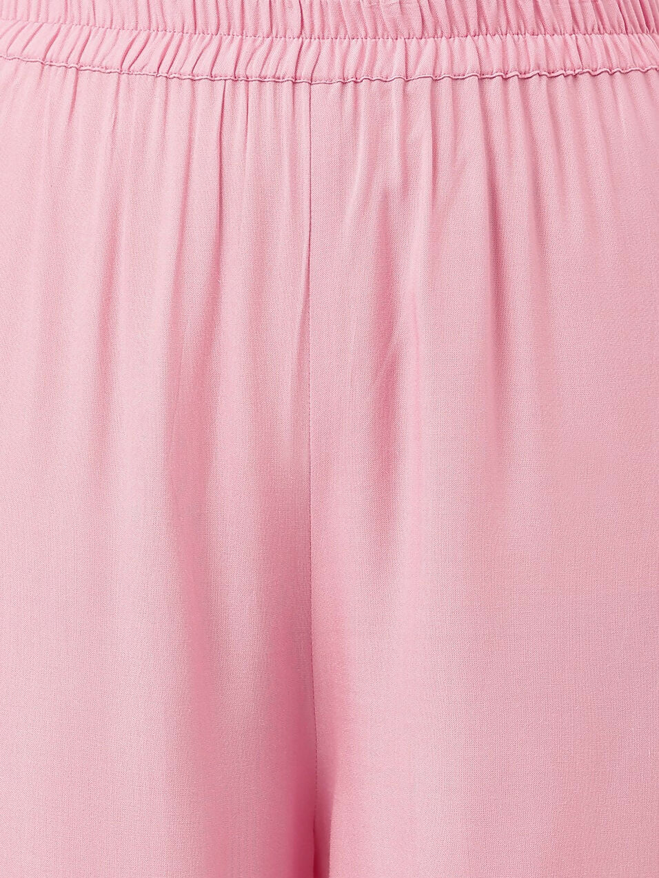 Joban Fashion Pink Rayon and Embroidered Work Straight Kurta Bottom Set | Grocsy