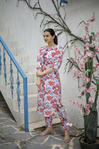 Aayaa Pure Muslin printed Multi Co-Ord Set - Multi Color | Grocsy