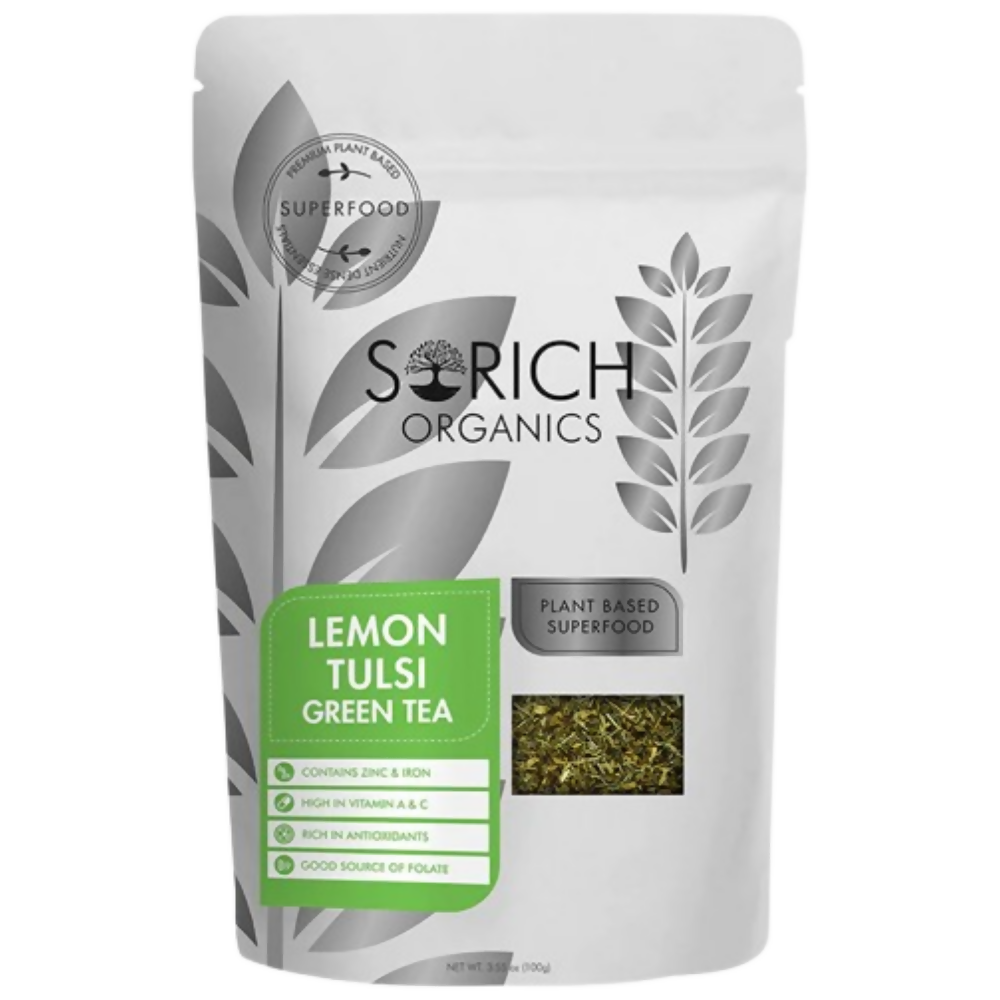Sorich Organics Lemon Tulsi Green Tea | Grocsy