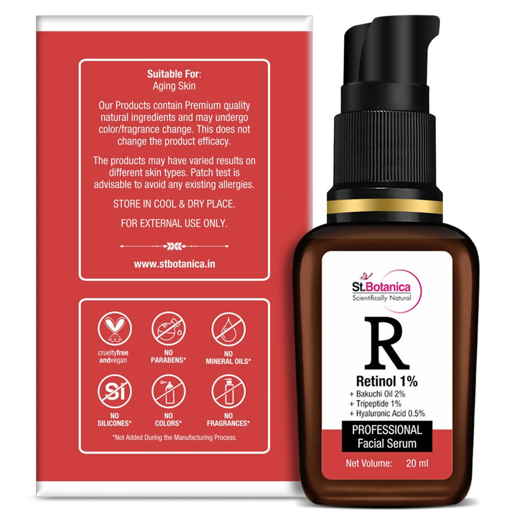 St.Botanica Retinol 1% Professional Facial Serum | Grocsy