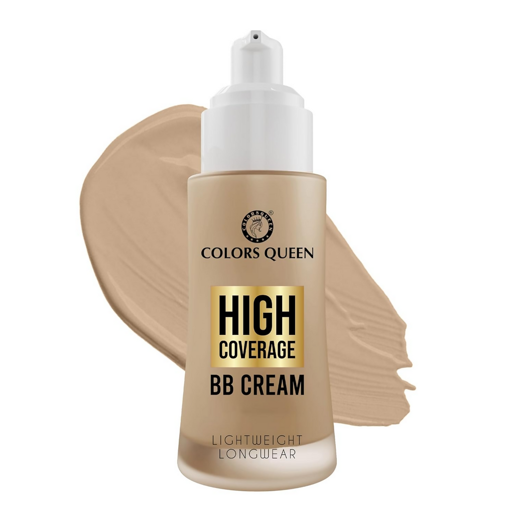 Colors Queen High Coverage BB Cream Foundation - Natural Nude | Grocsy