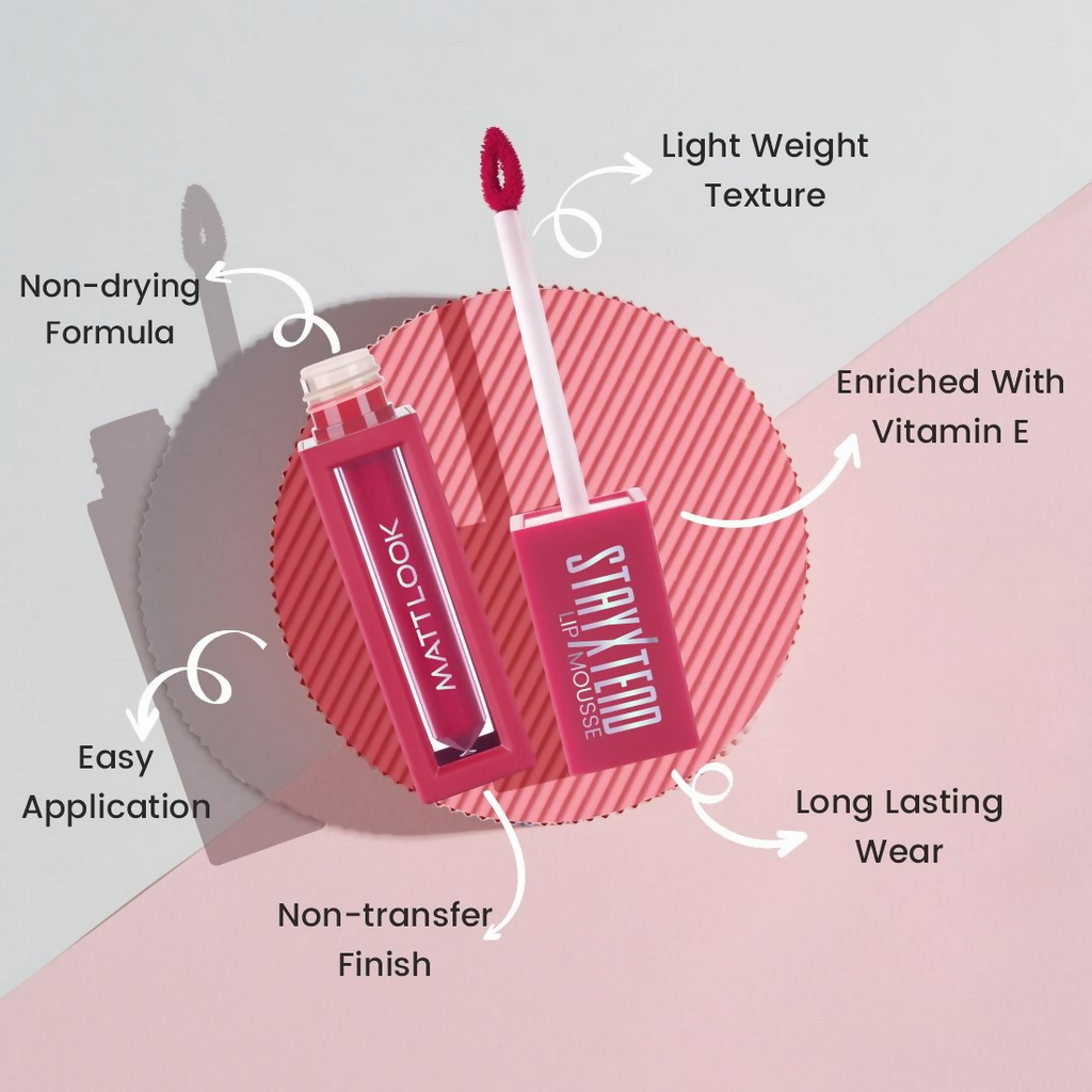 Matt Look Stayxtend Lip Mousse - Peach Babe | Grocsy