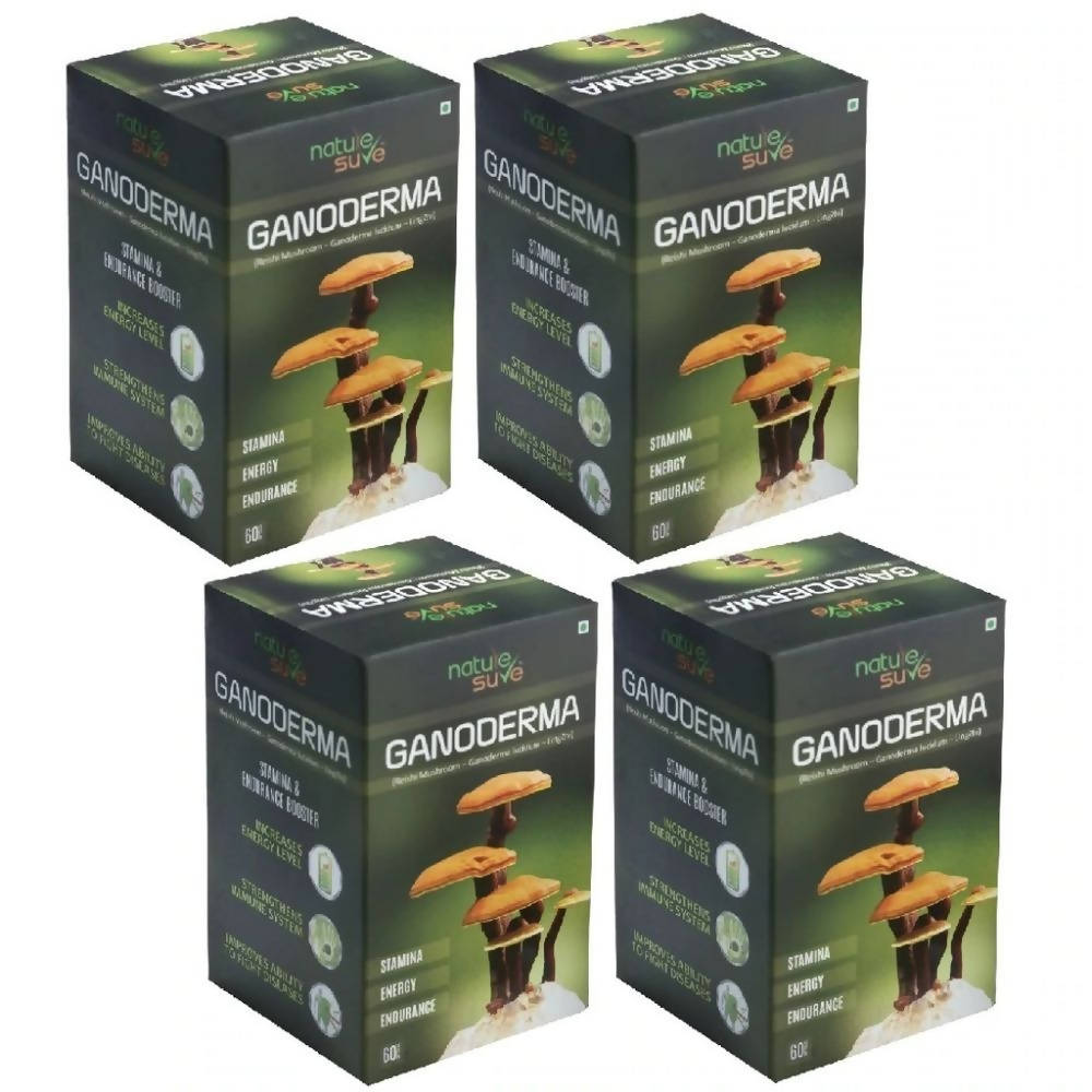 Nature Sure Ganoderma Ling Zhi Reishi Mushroom Capsules | Grocsy
