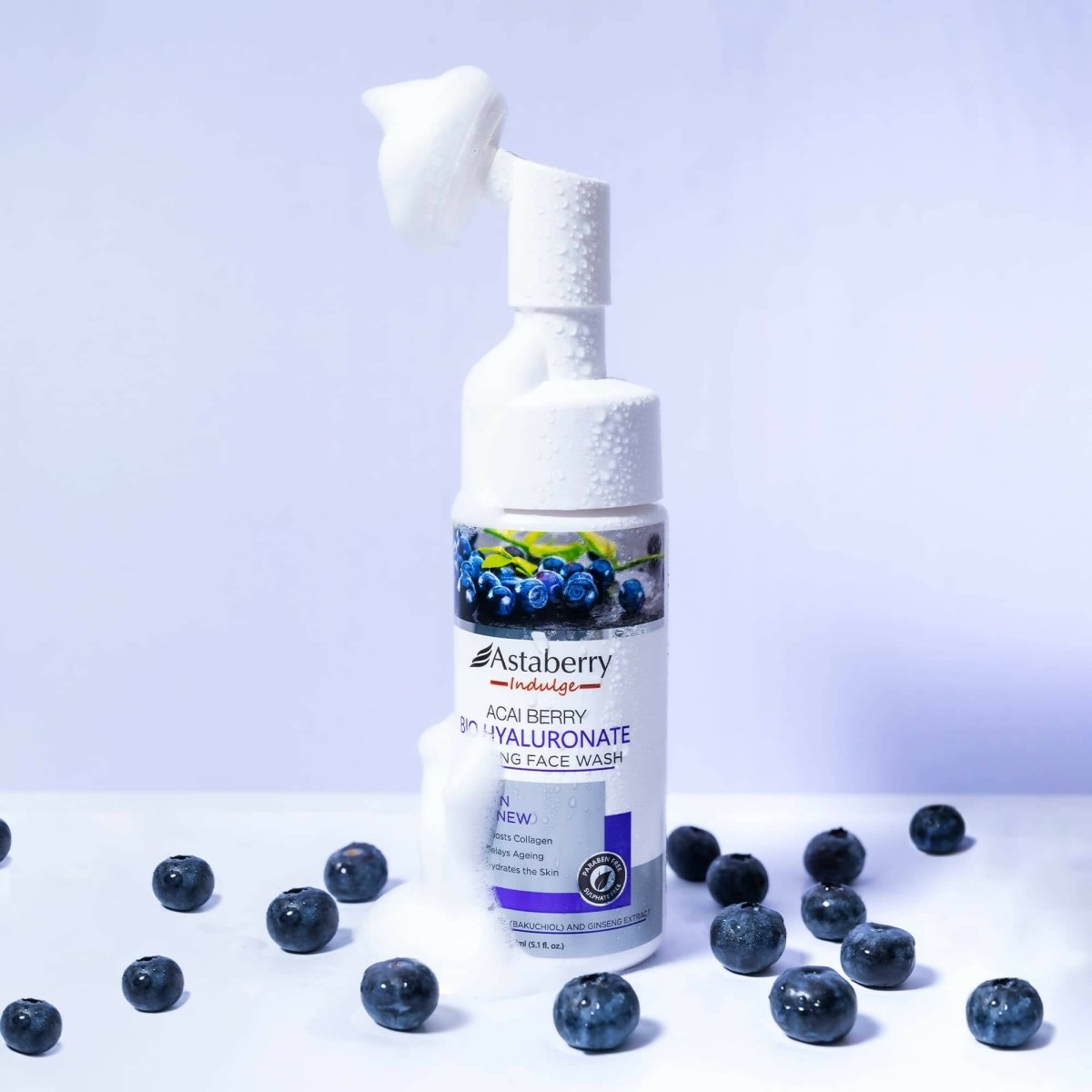 Astaberry Indulge Acai Berry Foaming Face Wash | Grocsy