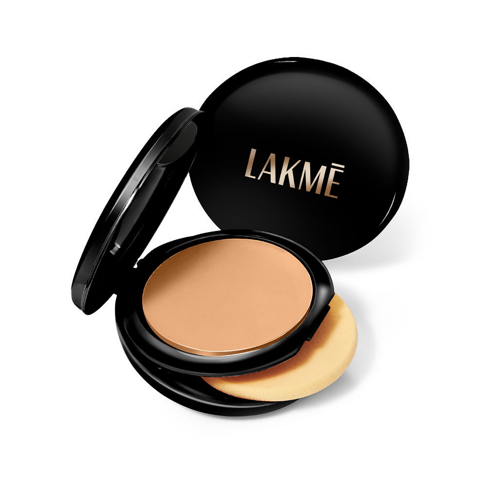 Lakme Xtraordin-Airy Compact, 2 In 1 Compact + Foundation, Lightweight, SPF17 - 05 Beige Honey | Grocsy