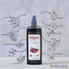 Soulflower Herbal Onion Hair Growth Oil | Grocsy