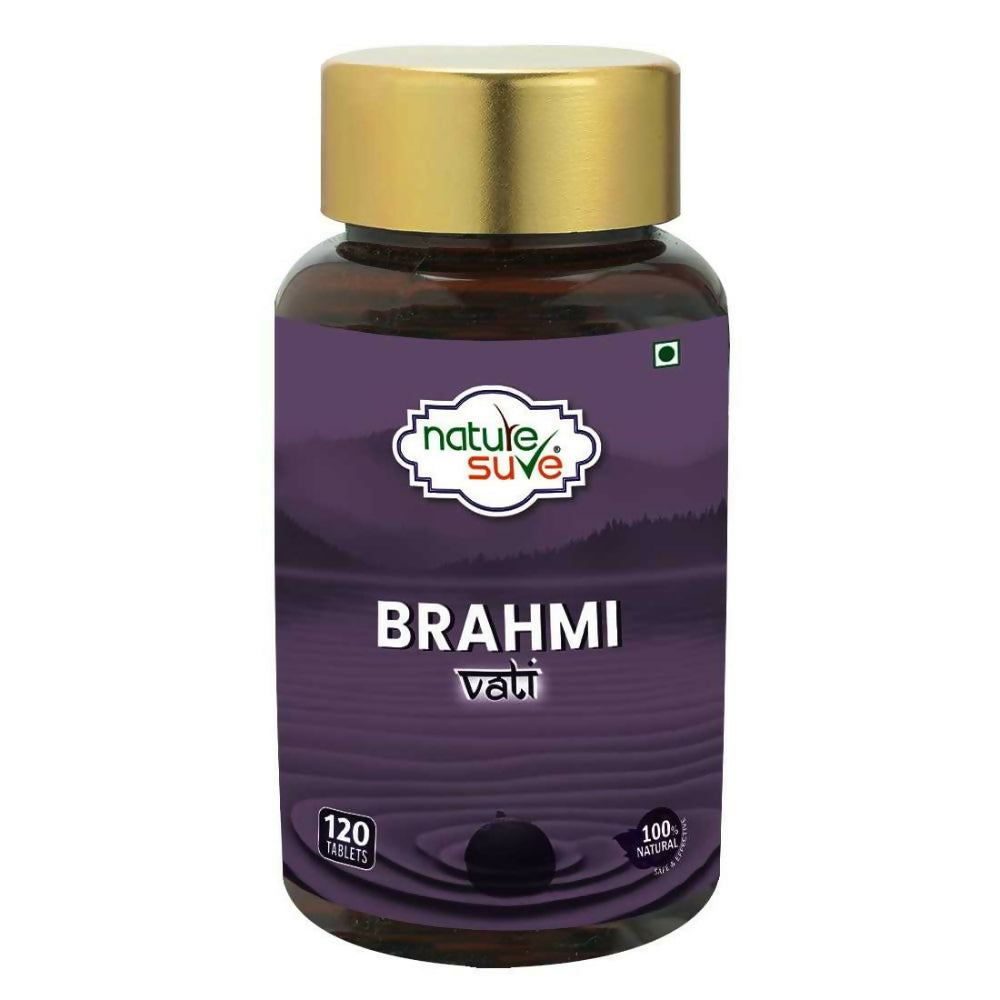 Nature Sure Brahmi Vati 120 Buddhiwardhak Ayurvedic Tablets | Grocsy