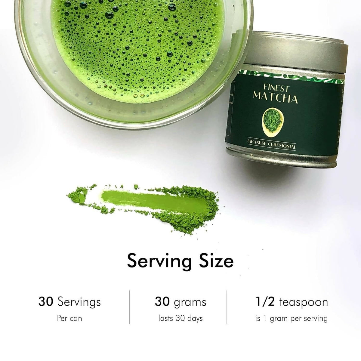 Heapwell Superfoods Japanese Ceremonial Matcha Green Tea | Grocsy