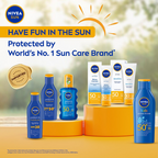 Nivea Sun Dry Touch SPF 50, Transparent Sunscreen Spray | Grocsy