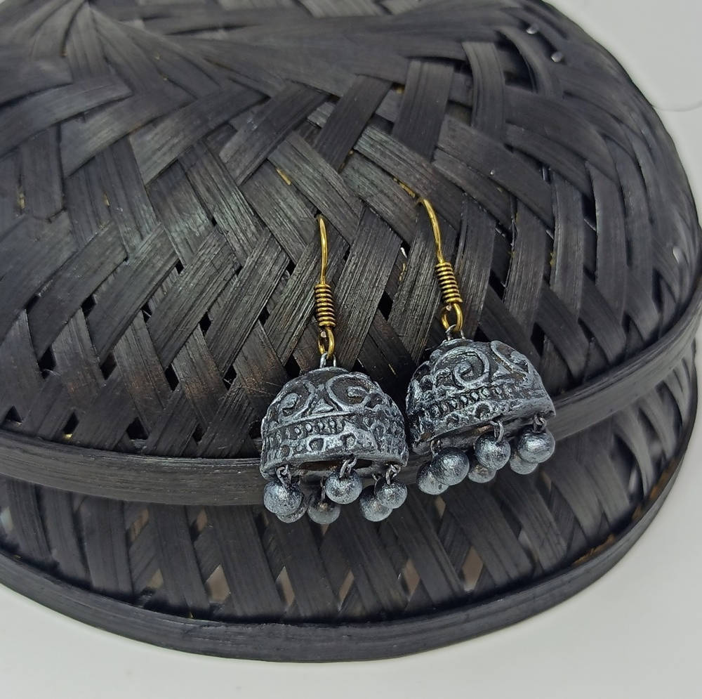 Terracotta Hanging Jhumkas | Grocsy