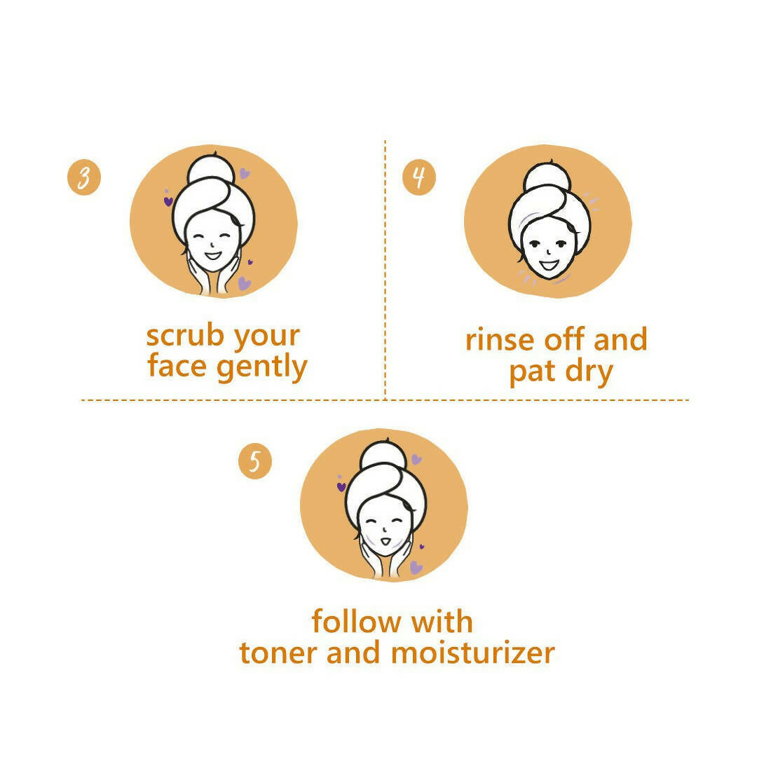Plum Chamomile & White Tea Brighten-Up Face Scrub | Grocsy