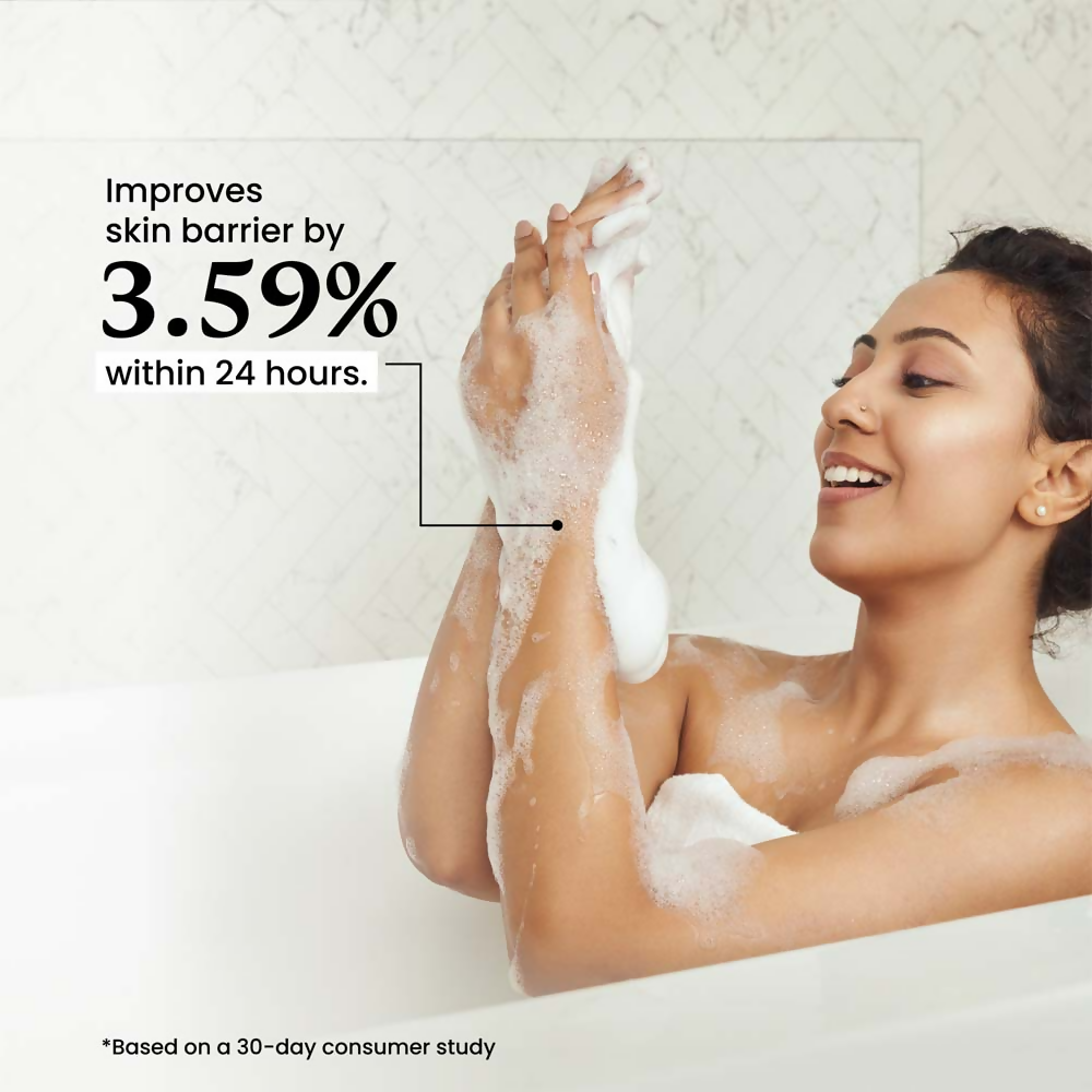 Foxtale Hydrating Body Wash With Hyaluronic Acid & Ceramides Locks In Moisture Reduces Body Odour | Grocsy