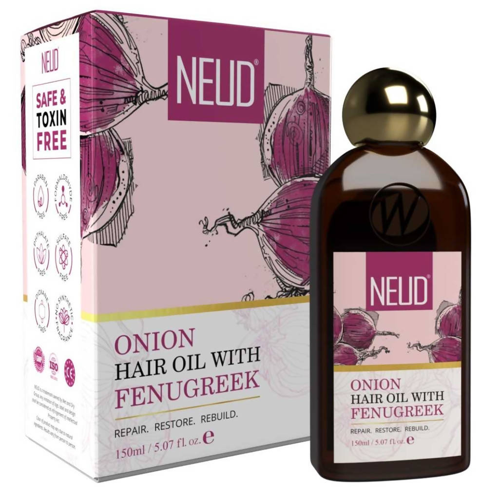 Neud Onion Hair Oil with Fenugreek | Grocsy
