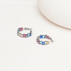 Multi Loops Silver Plated- Ruby Raang | Grocsy