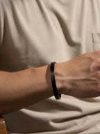 NVR Men Black Kada Bracelet | Grocsy