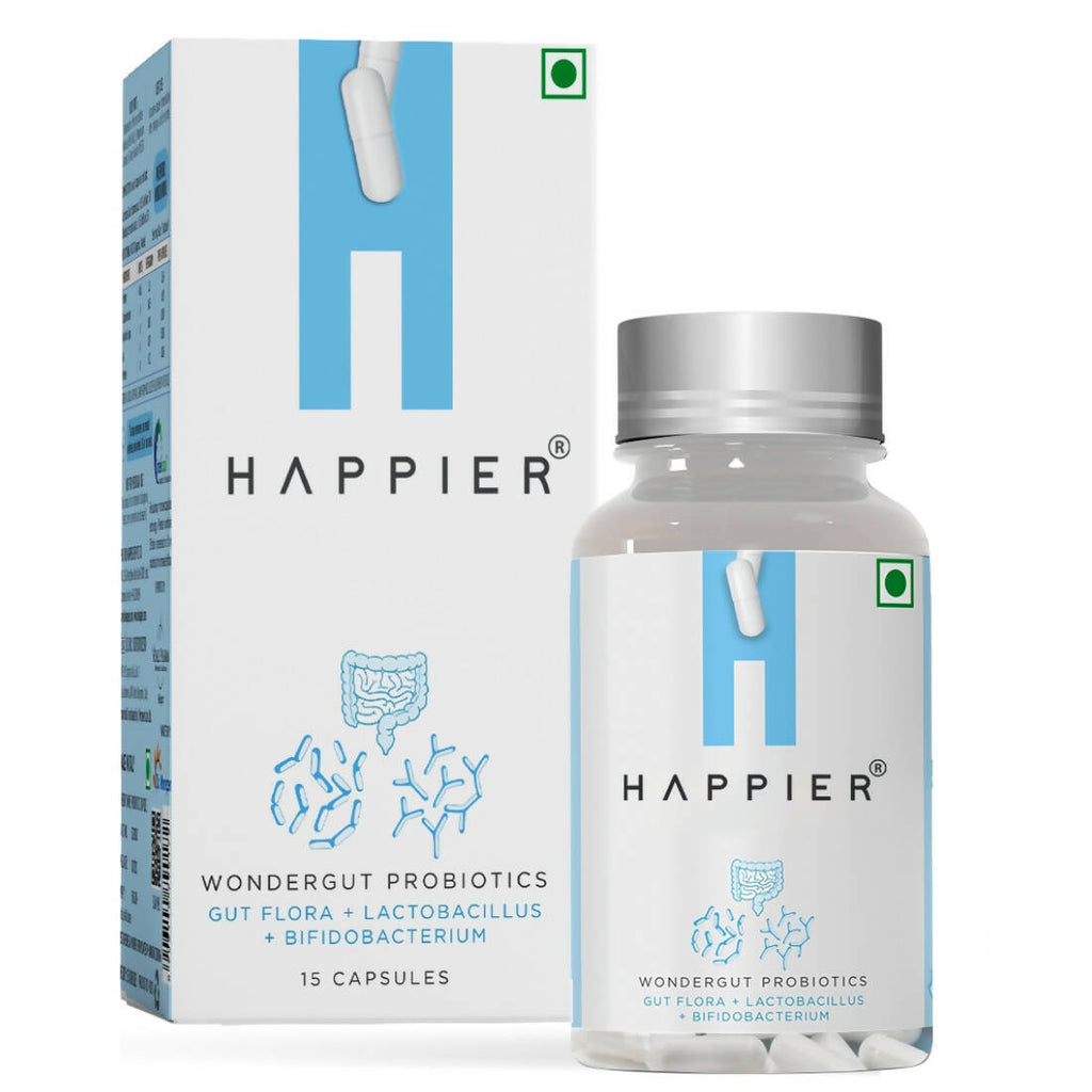 Happier Wondergut Probiotics Capsules | Grocsy