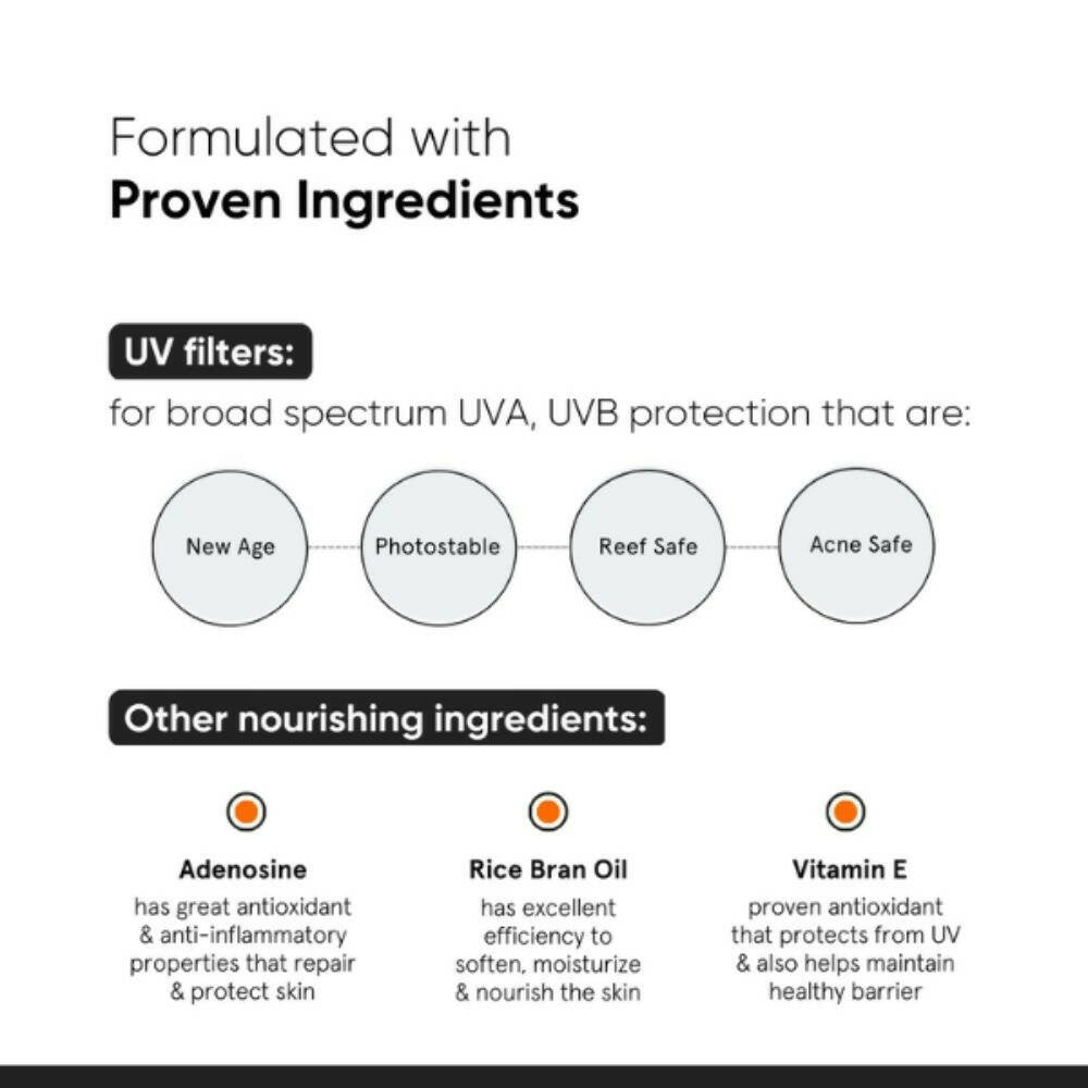 Minimalist SPF 50 Sunscreen Stick PA++++ With Adenosine, Rice Bran Oil & Vitamin E | Grocsy