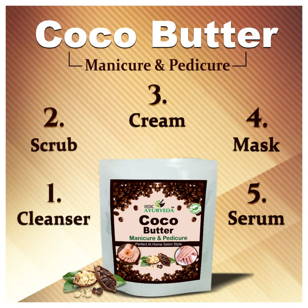 VedicAyurveda Coco Butter Manicure & Pedicure kit | Grocsy