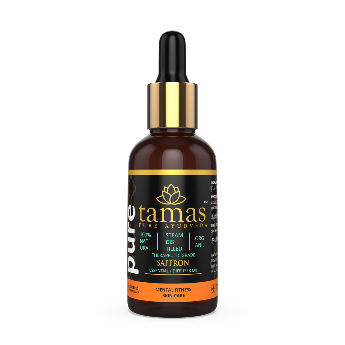 Tamas Pure Ayurveda Organic Saffron Essential Oil | Grocsy
