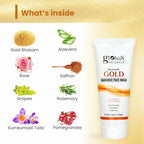 Globus Naturals Gold Radiance Anti Ageing & Brightening Face Wash | Grocsy