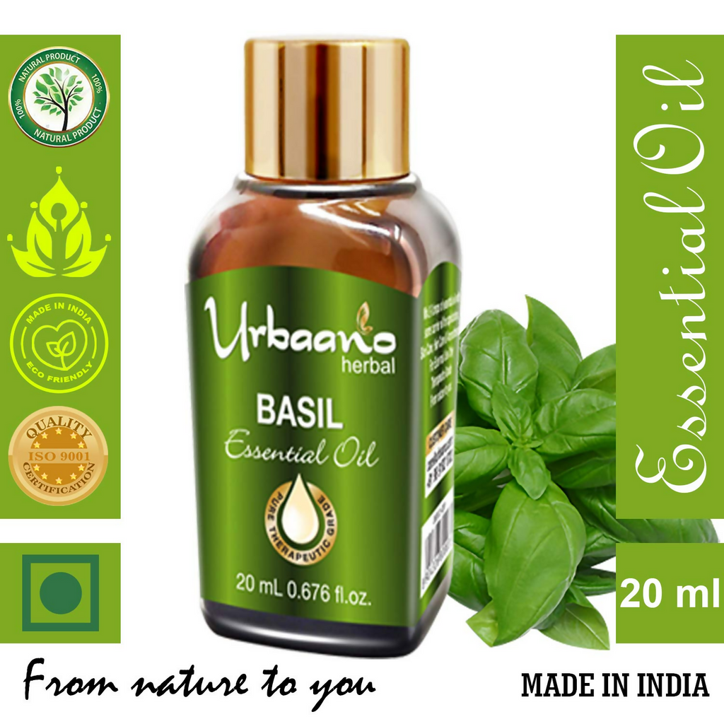 Urbaano Herbal Basil Essential Oil | Grocsy