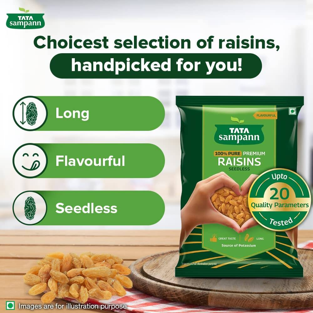 Tata Sampann Pure Premium Raisins | Grocsy