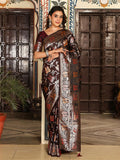 Shree Shyam Fashion Red Silk Saree | Grocsy