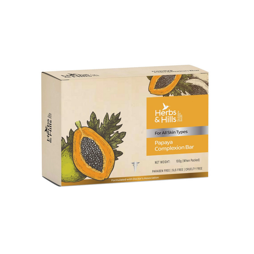Herbs & Hills Papaya Complexion Bar | Grocsy