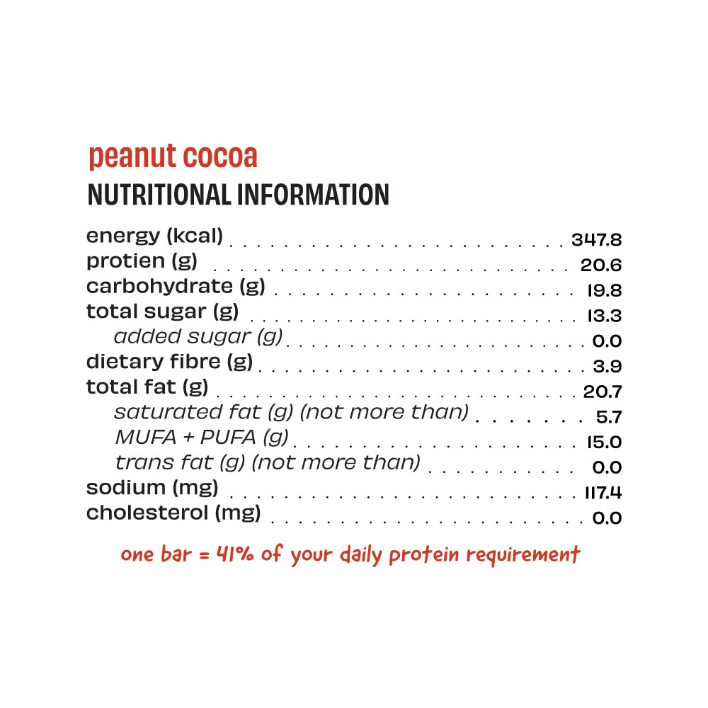 The Whole Truth High Protein Peanut Cocoa Protein Bar | Grocsy