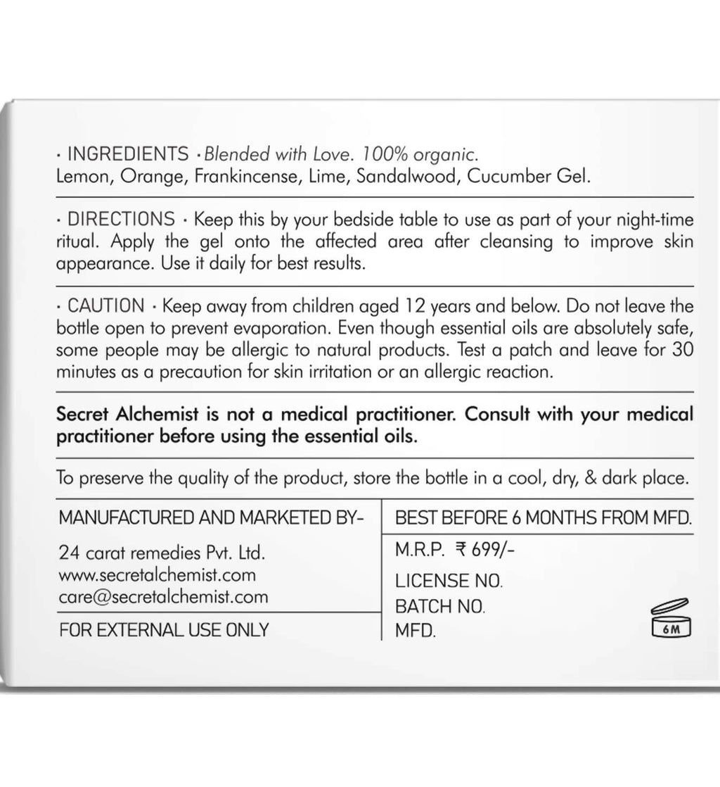 Secret Alchemist Glow Pigmentation Gel | Grocsy