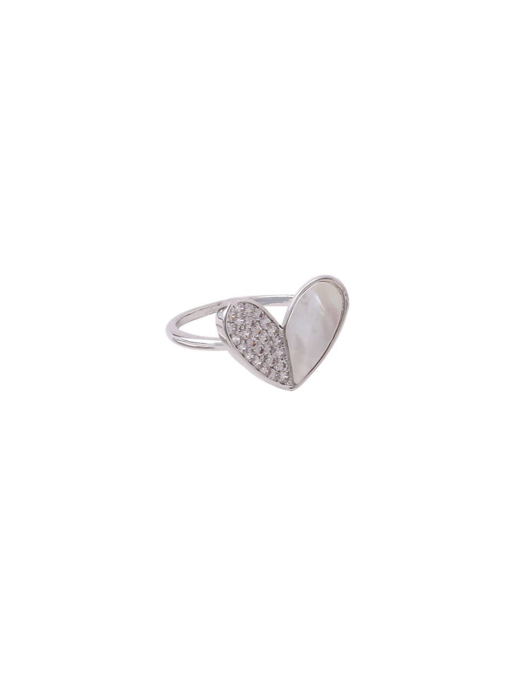 NVR Women's Stylish Latest Silver Plated Ring With Ad Stones | Grocsy