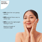 Pilgrim White Lotus Sunscreen Serum SPF 50 PA+++ | Grocsy