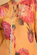 Joban Fashion Mustard Maslin Kurta Set | Grocsy
