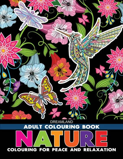 Dreamland Nature- Colouring Book for Adults | Grocsy