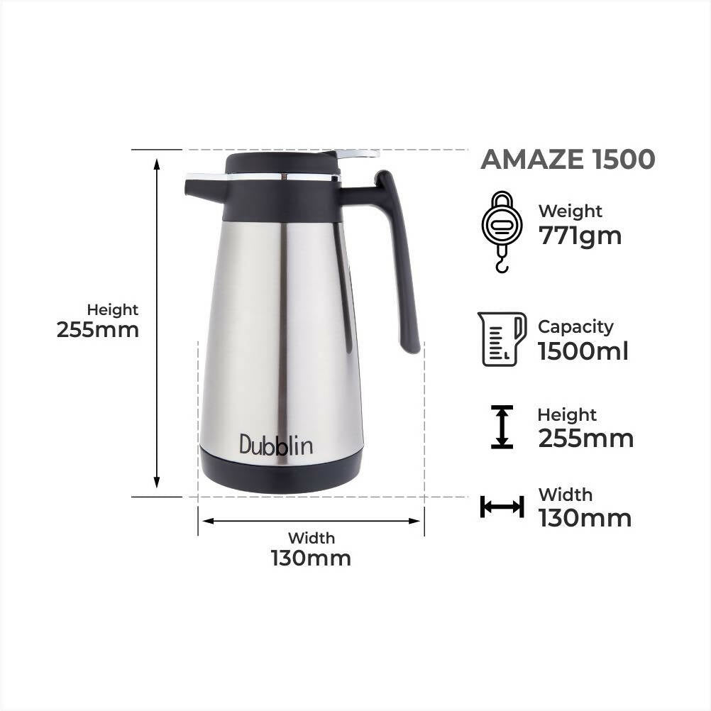 Dubblin Amaze Stainless Steel Kettle | Grocsy