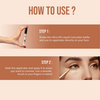 Glam21 Ultra HD Liquid Concealer for HD Finish - Green Apple | Grocsy